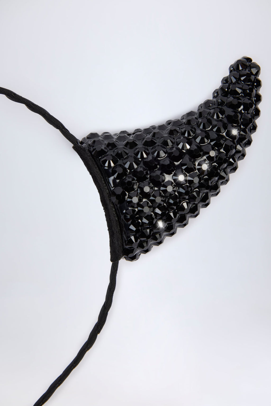 Devil Horns Headband in Black