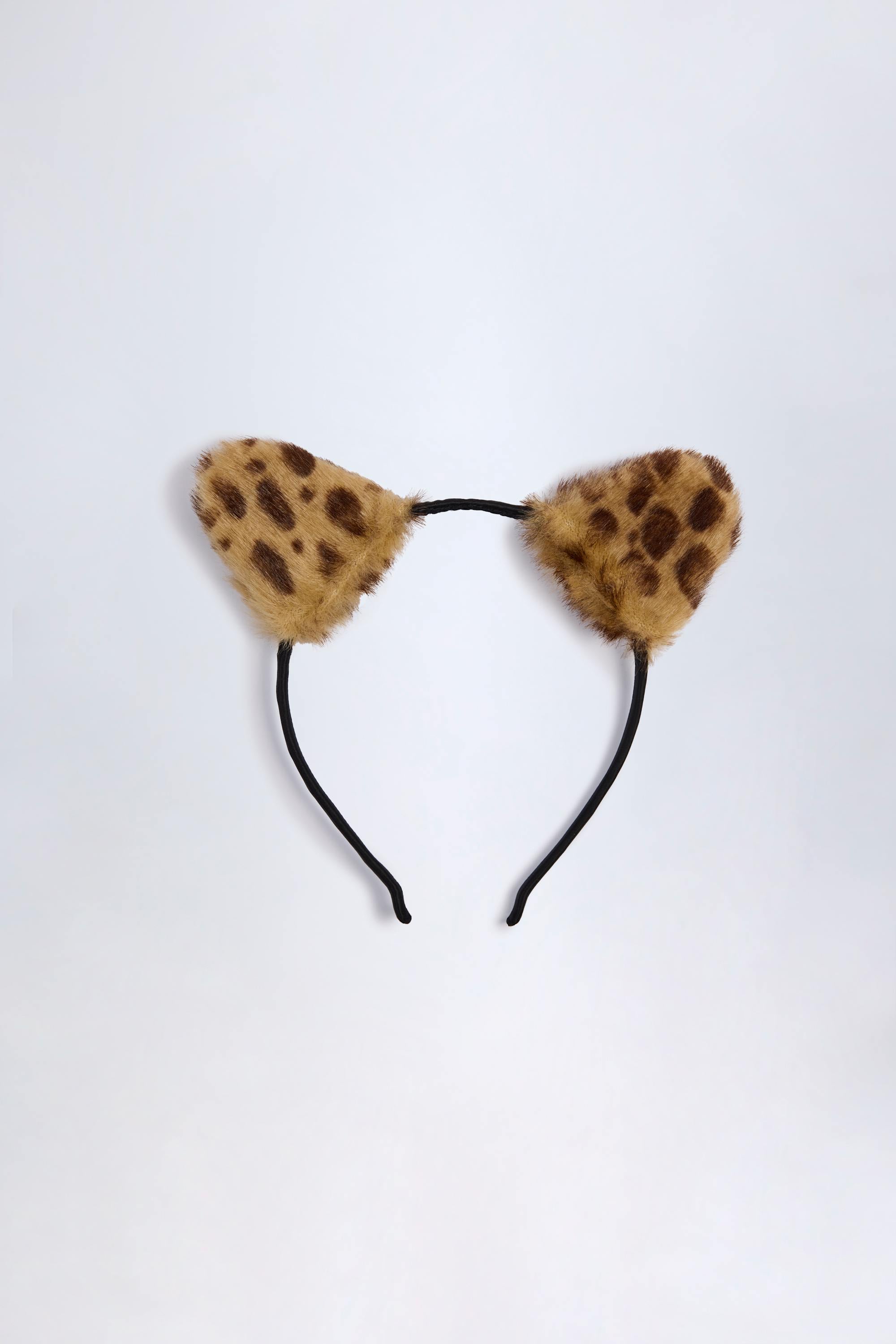 Cat Ears Headband in Leopard Print