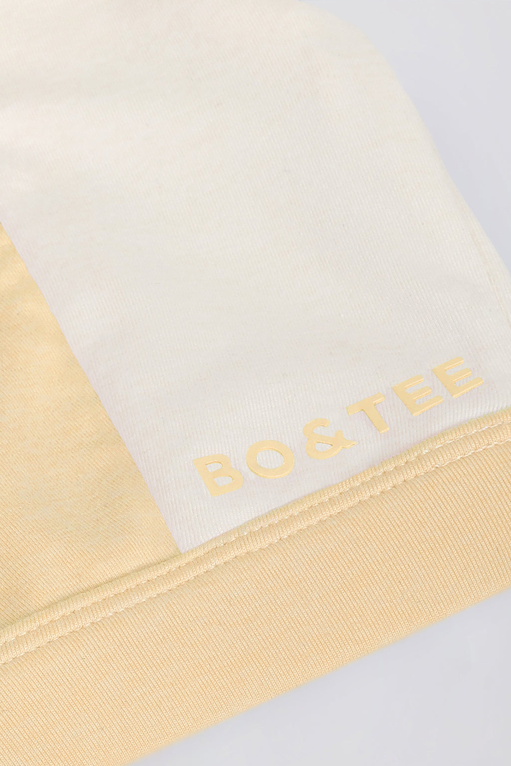 Contrast Sports Bra in Lemon Marl