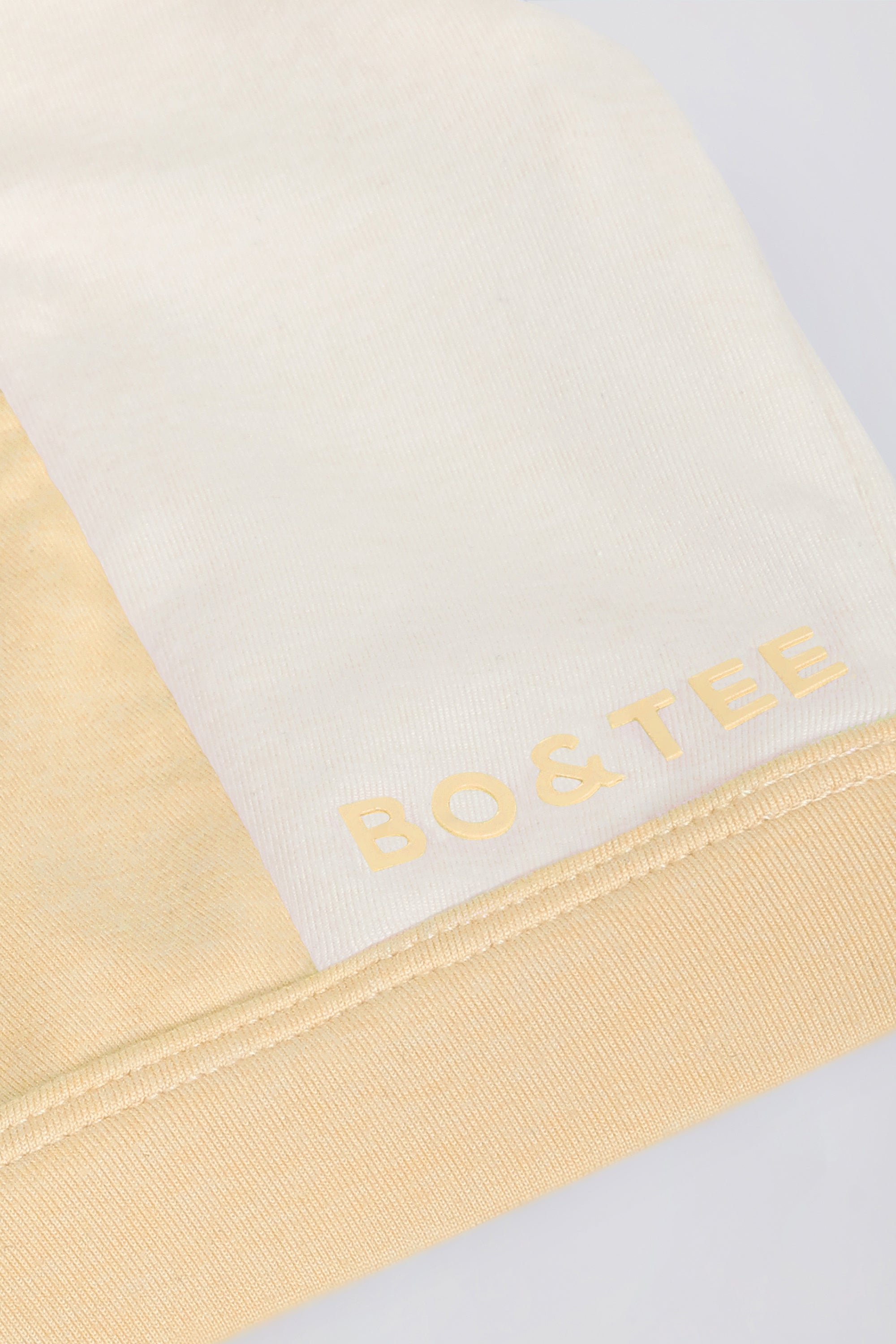 Contrast Sports Bra in Lemon Marl