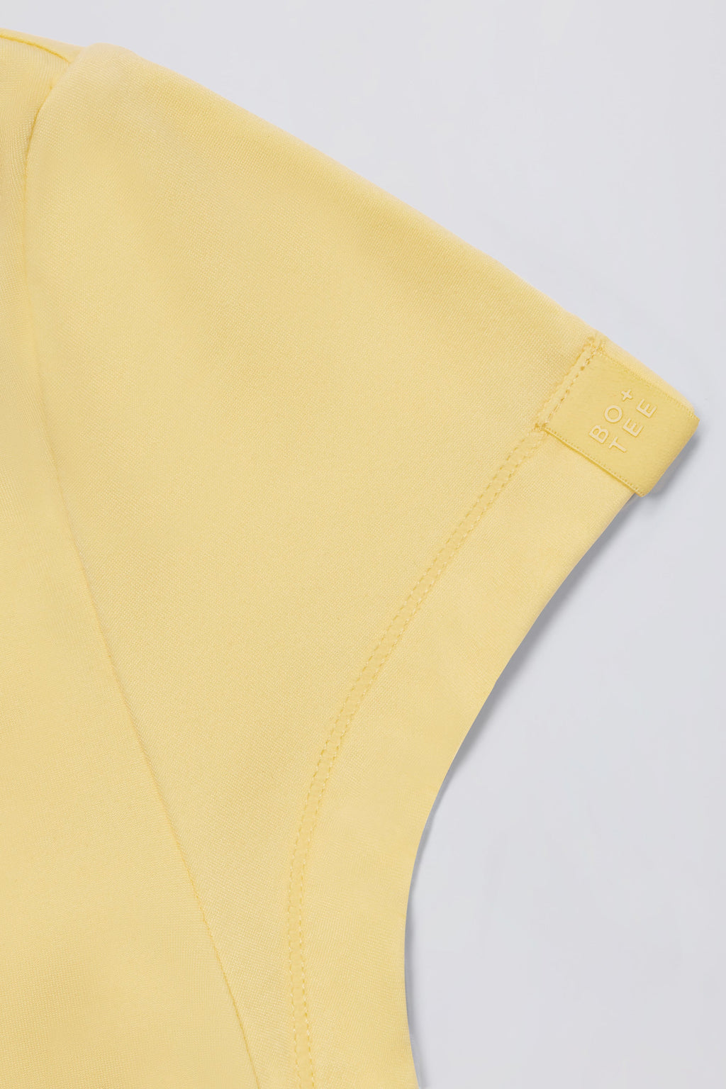 Cut-Out Longline T-Shirt in Lemon
