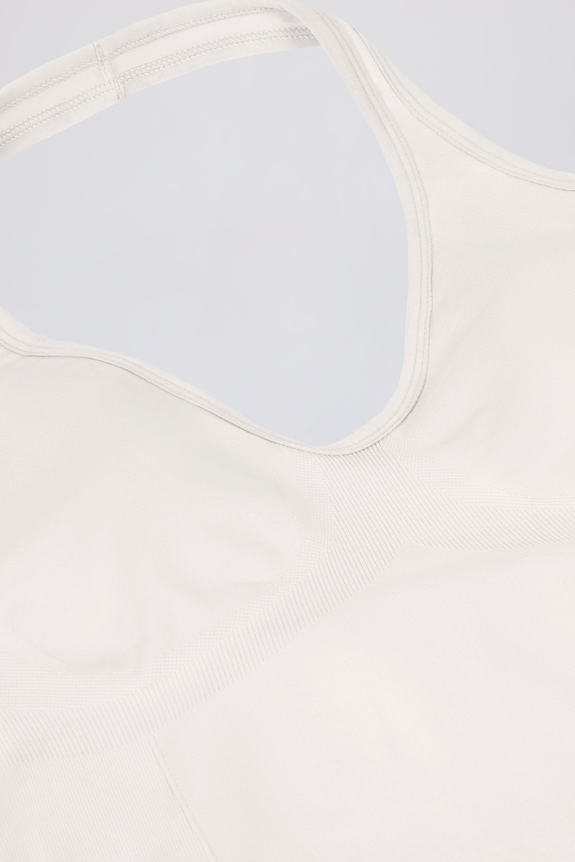 Define Luxe Halterneck Tank Top in White