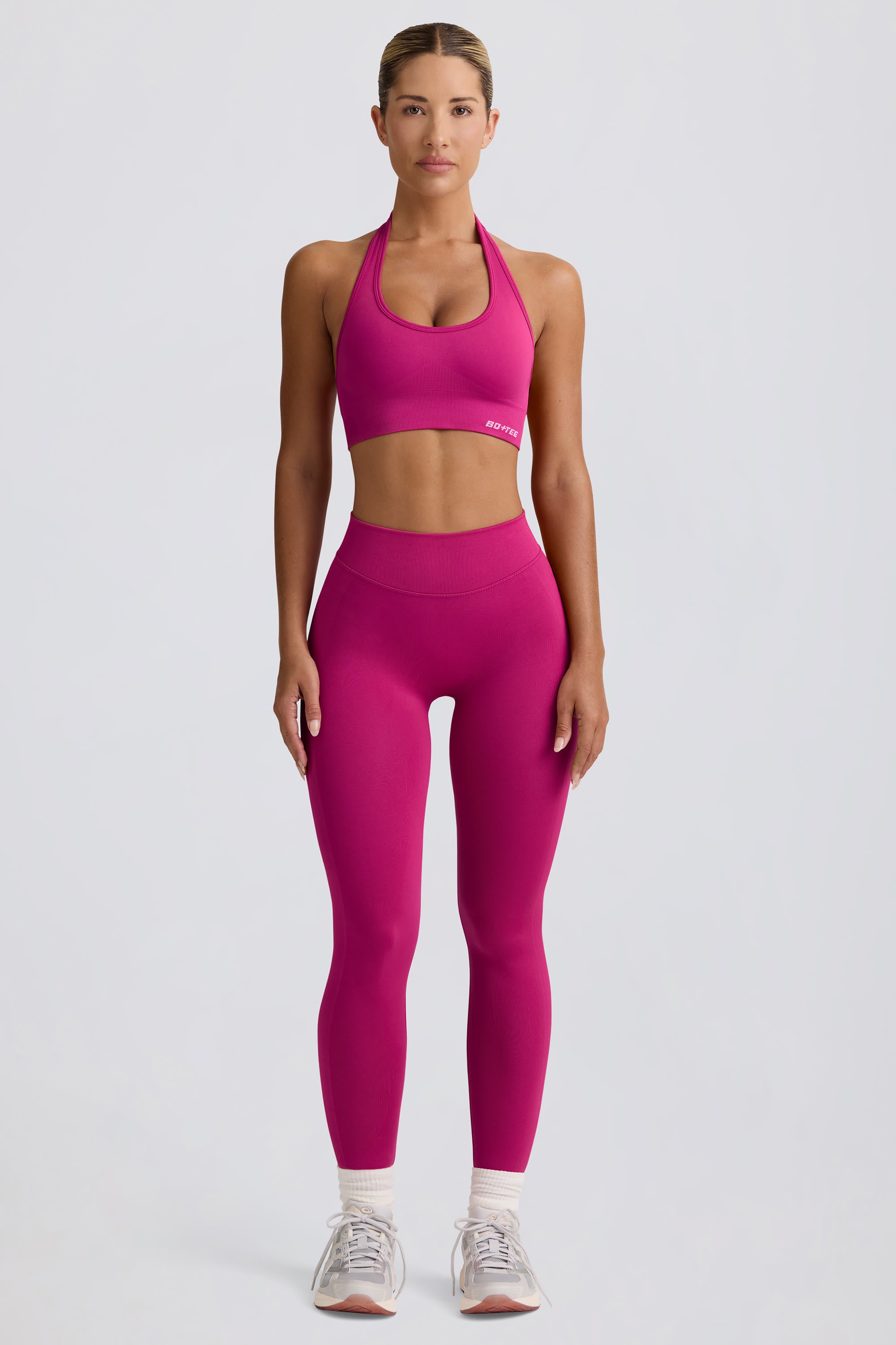 Define Luxe High-Waist Leggings in Berry
