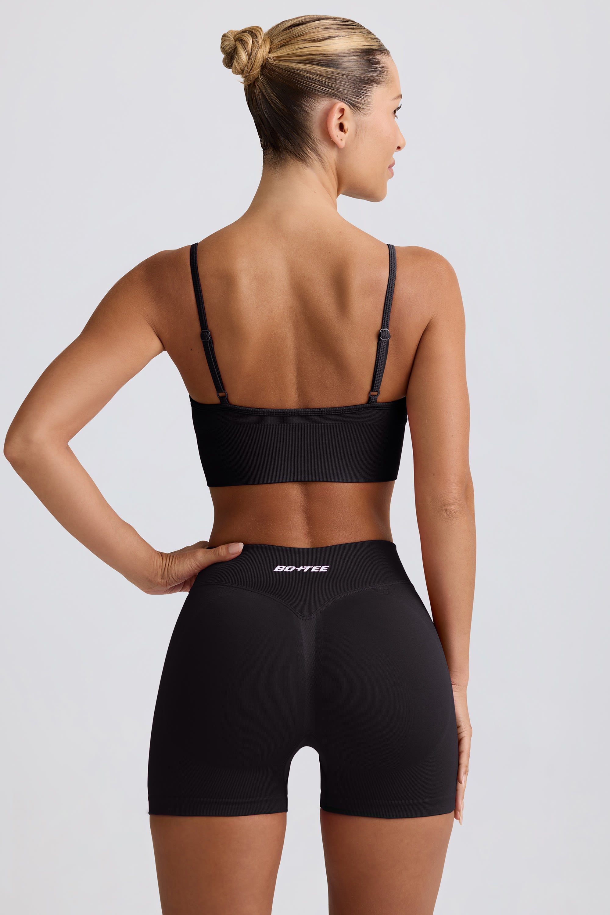 Define Luxe Mini Shorts in Black