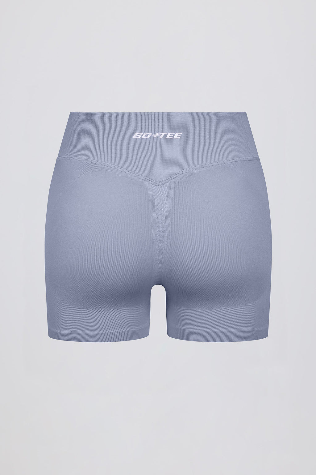 Define Luxe Mini Shorts in Blue Grey