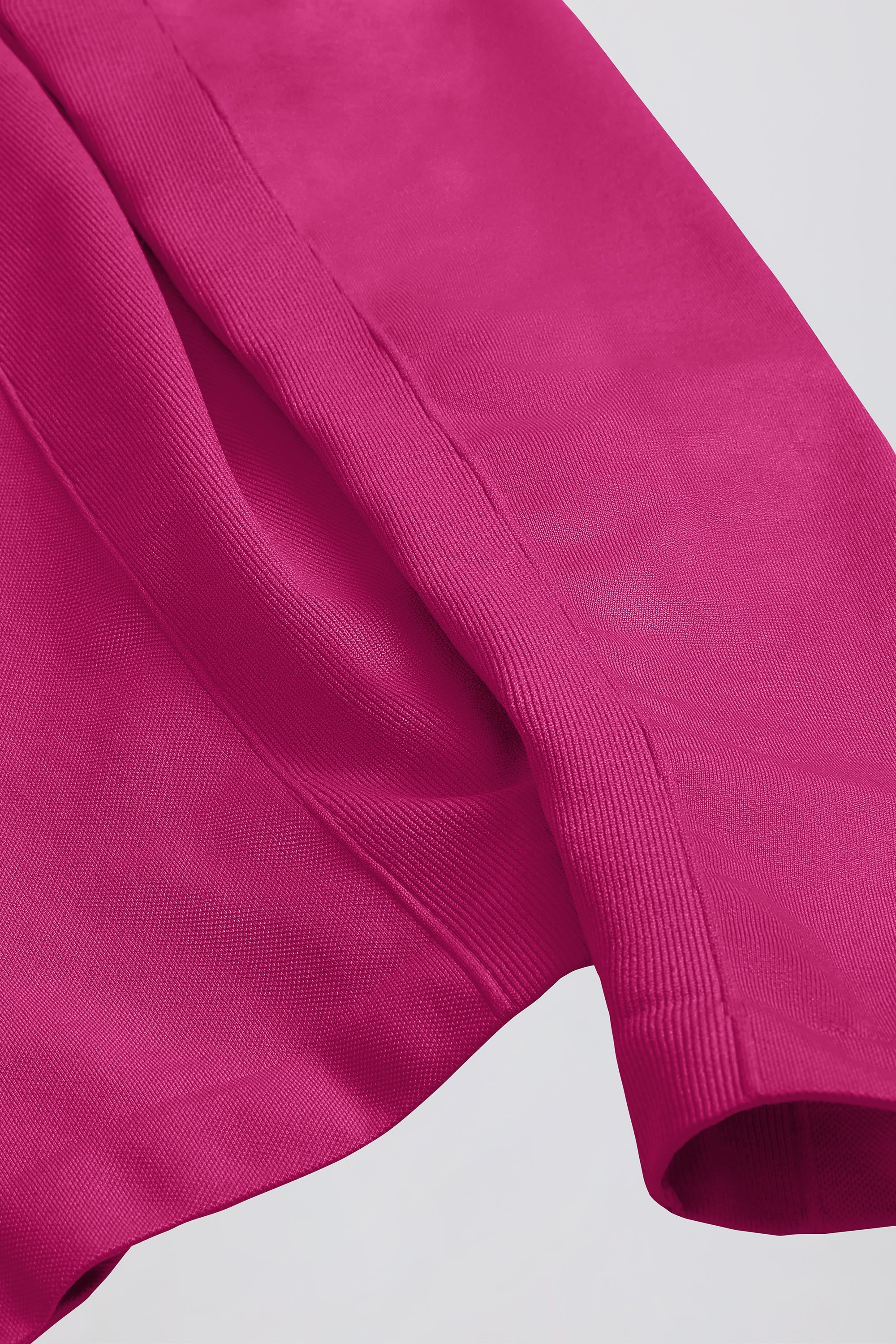 Define Luxe Zip-Up Jacket in Berry