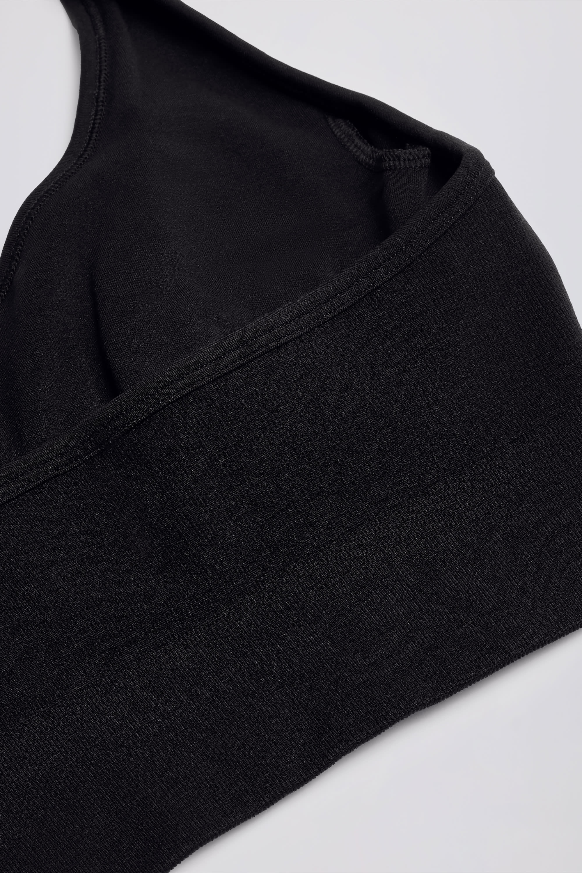 Define Luxe Halterneck Sports Bra in Black