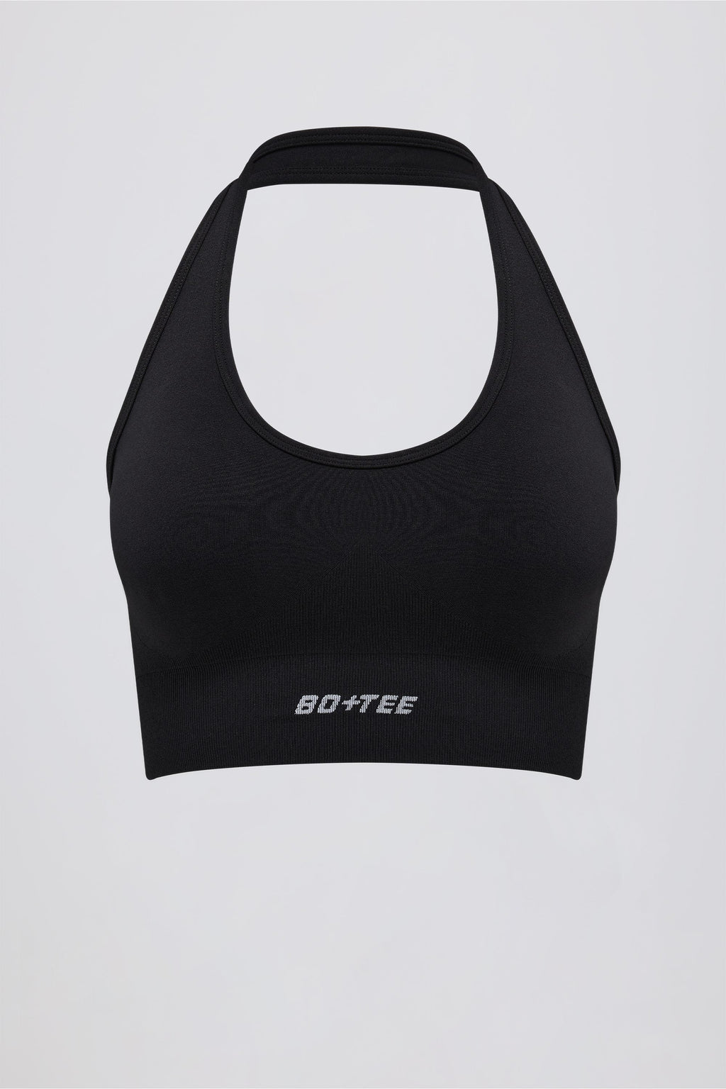 Define Luxe Halterneck Sports Bra in Black
