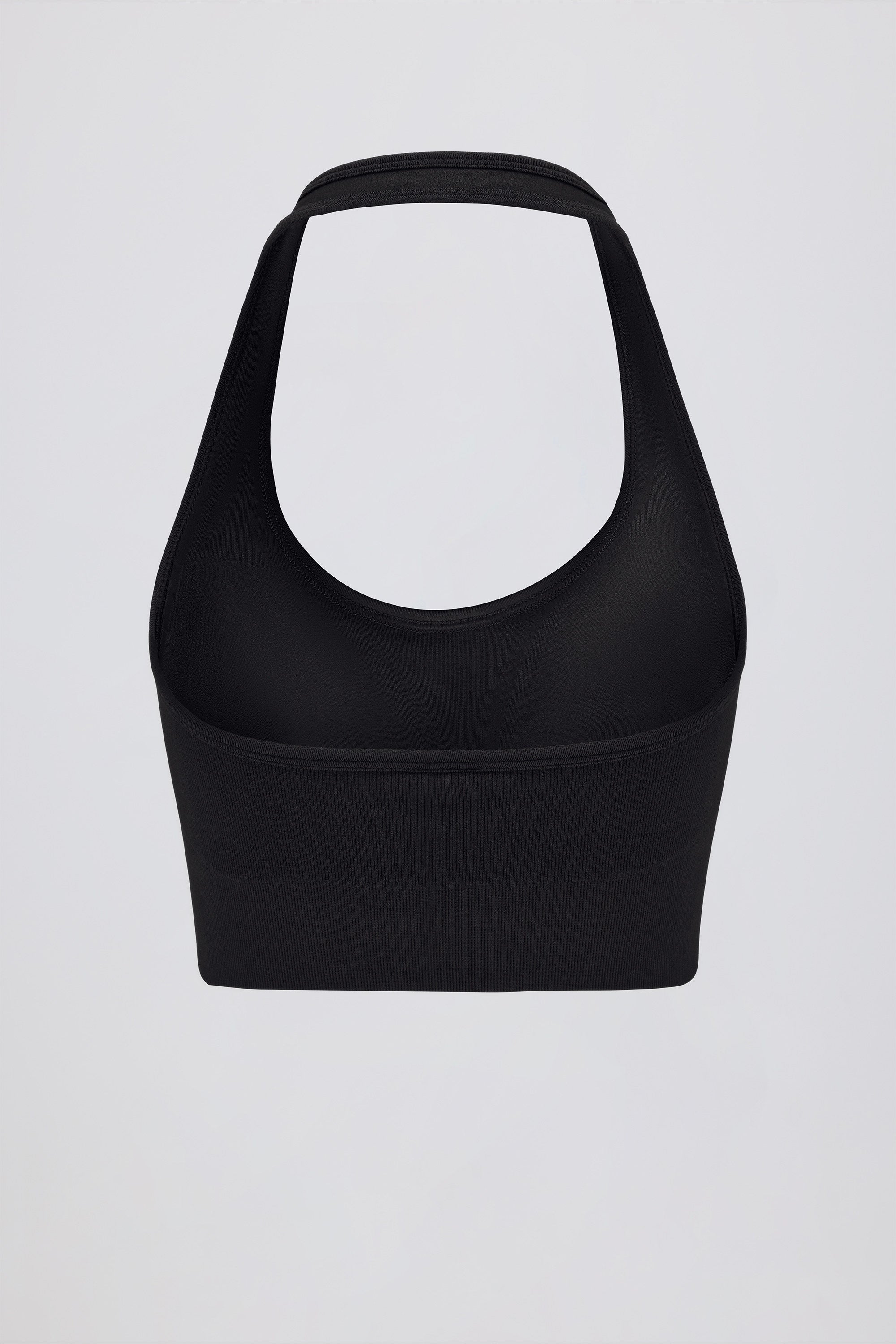 Define Luxe Halterneck Sports Bra in Black
