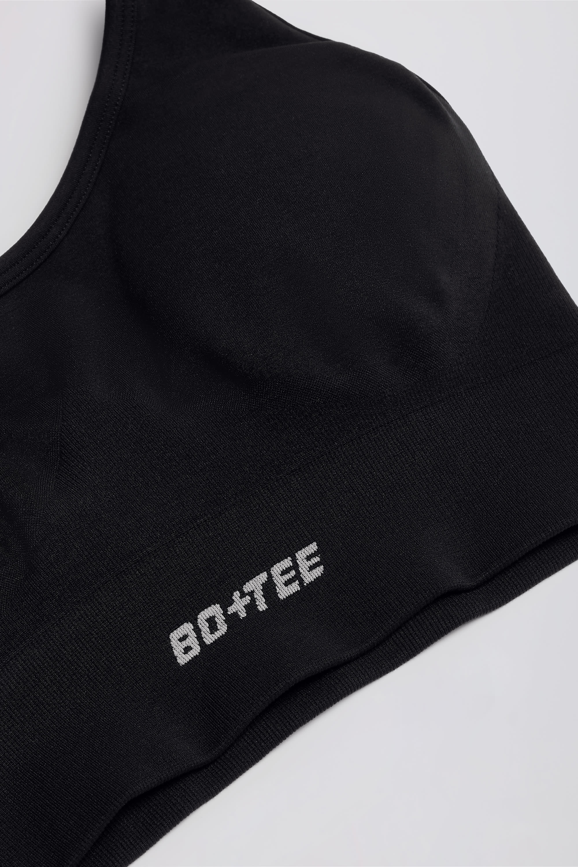 Define Luxe Halterneck Sports Bra in Black