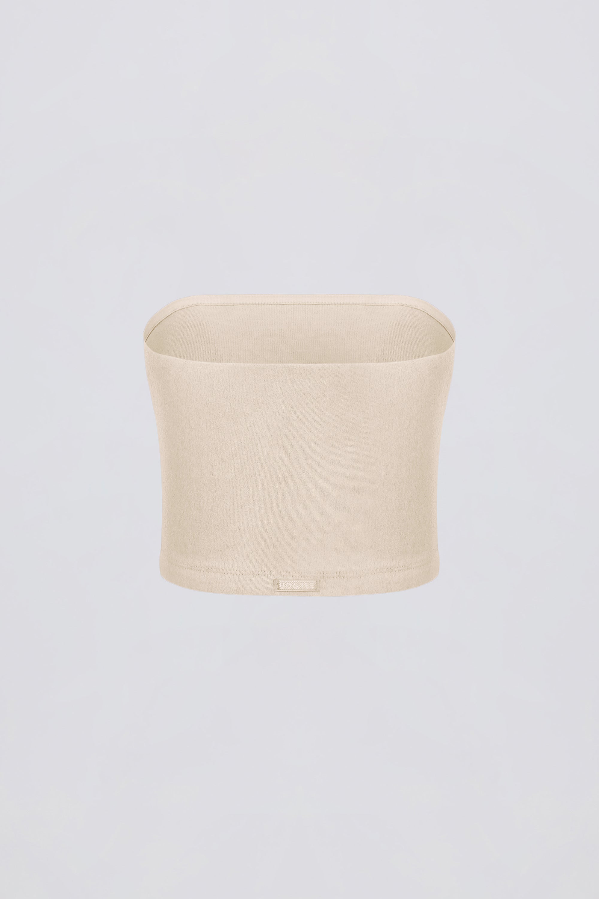 Brushed Jersey Bandeau Top in Ecru