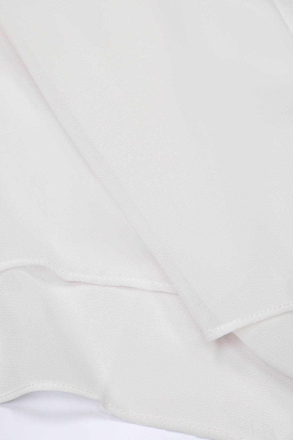 Cowl-Neck Backless Mini Dress in White