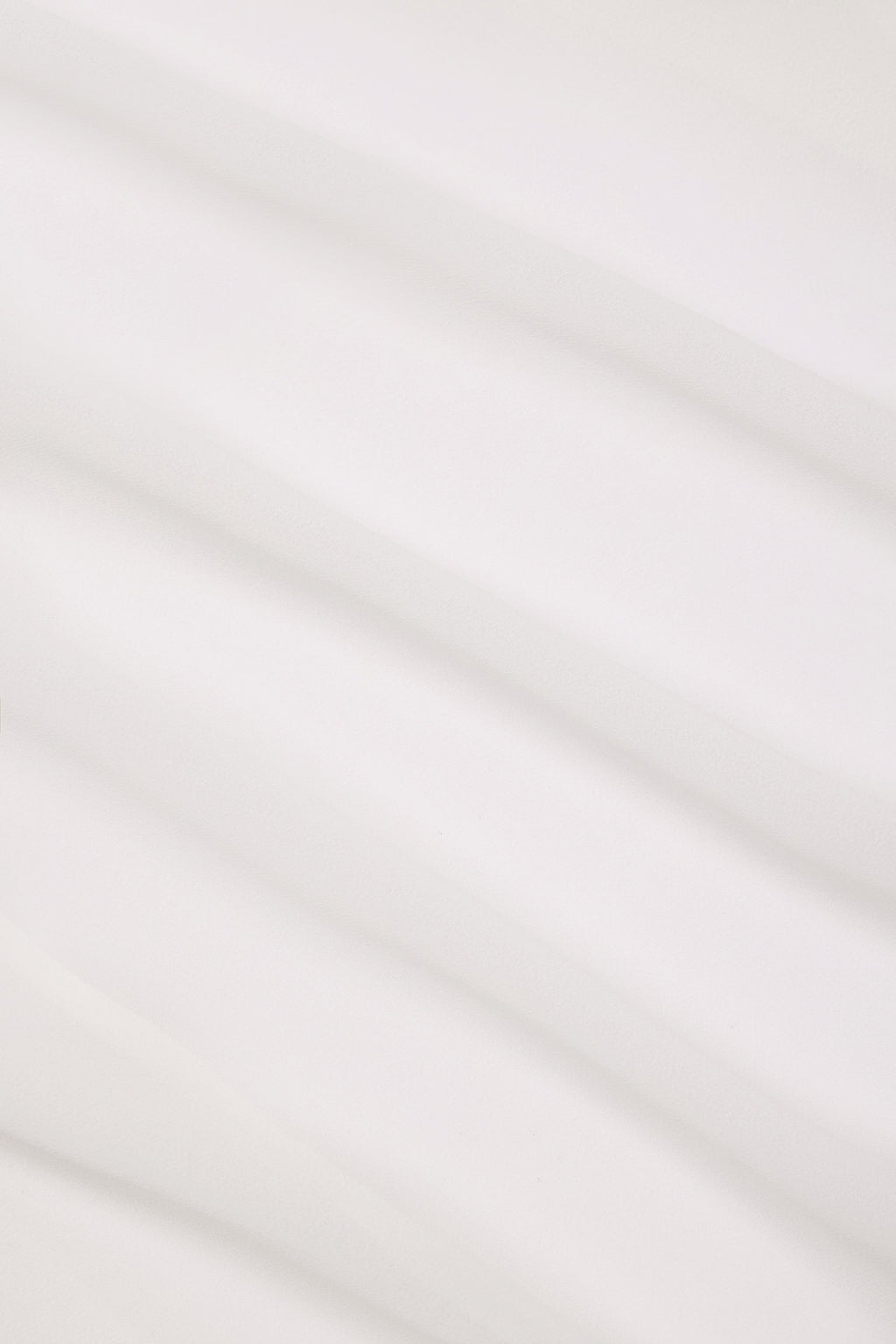 Cowl-Neck Mini Dress in White